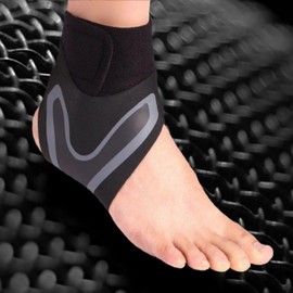 Soccer Strap Ankle Brace Sports X-Line Band Ankle Protector Left and Right XL 1 Set (Pair) 10ea