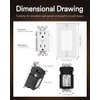 Lumary Standard Electrical Outlet, Smart in Wall Outlet Work with