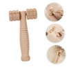 KOMBIUDA Manual Massage Roller Tool for Fatigue Relief Ergonomic Wooden