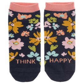 Karma Ankle Socks, Navy Floral, One Size