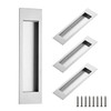 Ravinte Sliding Closet Door Handles Flush Pulls Recessed Finger Pulls
