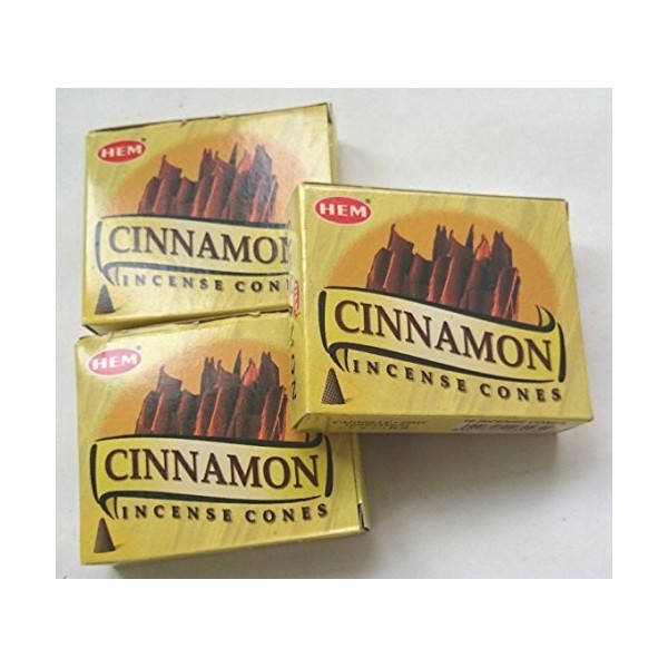 HEM Incense Cinnamon Cone Set of 3