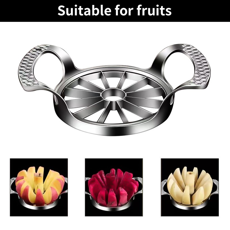 DOETYD Apple Corer & Slicer,Stainless Steel Apple Cutter Apple Slicer