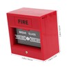 TEHAUX 5pcs Emergency Glass Break Alarm Button Manual Reset Activation