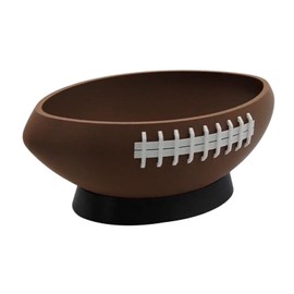 ＫＬＫＣＭＳ Football Party Snack Bowl Storage Organizer Tailgate Party Serving Bowl for Sports Events