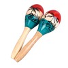 2Pcs Sand Hammer Maraca Shaker Rattle Portable Percussion Instrument Musical