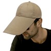 Laquest Men's Ultra Long Visor Cap, Long Front Brim, Sporty,