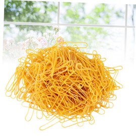 Operitacx DIY Hair Rope Elastic Band 50g Yellow High Elasticity Bundling Ring for Home Office Organization