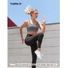 Yvette Sports Bra Non-Shaking High Support, Back Hook Type, Mesh