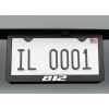 RED COBRA 815 Black Metal License Plate Frame W/ Screws and