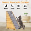 Felt Cat Scratchers for Indoor Cats, 27.5'' Triangular Vertical Cat