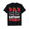 Dad Of The Berry First Birthday Girl Strawberry T-Shirt