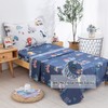 DJY 4 Pieces Cotton Toddler Bedding Set, Dinosaur Cars Reversible