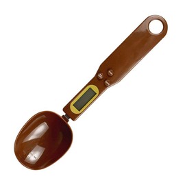 Braun Mini Digital Spoon Scale with LCD Screen Display High Precision Measuring Tool Kitchen Appliances for Cooking, Baking