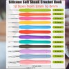 FOCCTS Crochet Hooks Set, 12 Pcs Full Size Crochet Hook,