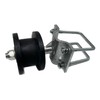 Nylon Sliding Cantilever Gate Rollers for 4" Square Post, 2”