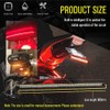 2Pcs 11.8" Motorcycle LED Tail Light Strips 90 LEDs Red