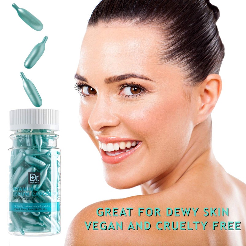 Dr. Wellness Moisturizing, Serum Capsules with Vitamin E, For Glowing,
