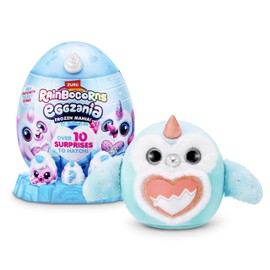 Rainbocorns Eggzania Frozencorn Mania by ZURU, Collectible Plush Toy for Girls 3+ (Snowy Owl, Icey-Hoo)