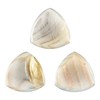 White Abalone Shell Guitar Or Bass Pick - 2.0 mm