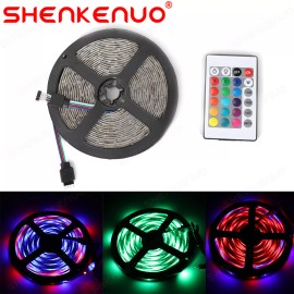 SHENKENUO LED Strip Lights RGB SMD2835 DC12v Color Changing LED Tape Light Kit for TV Room