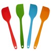 zYoung 4 Pcs Silicone Spatulas, Rubber Spatula Heat Resistant Seamless