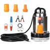 BACOENG DC 24V Solar Water Pump, Submersible Well Pump 23FT,