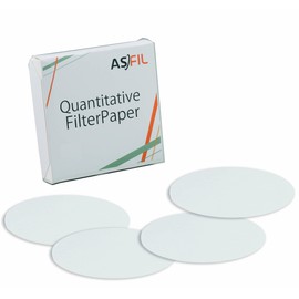 AS-ONE Qualitative Filter Paper 10212.5 /2-871-04 Diameter 4.9 inches (12.5 cm), Pack of 100