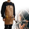 Multi Function Waterproof Waxed Canvas Apron Working Tool Aprons for