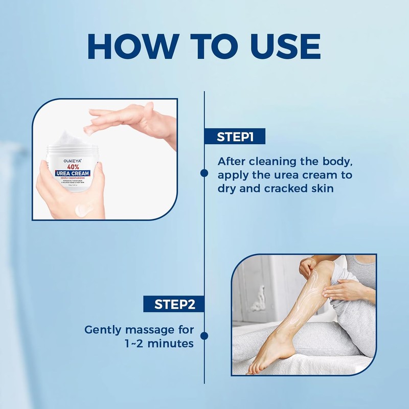 OUKEYA Urea Cream,NEW FORMULA Urea Cream 40 percent for Feet