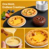 Nonstick Egg Tart Molds 6 Pack Carbon Steel Mini Pie