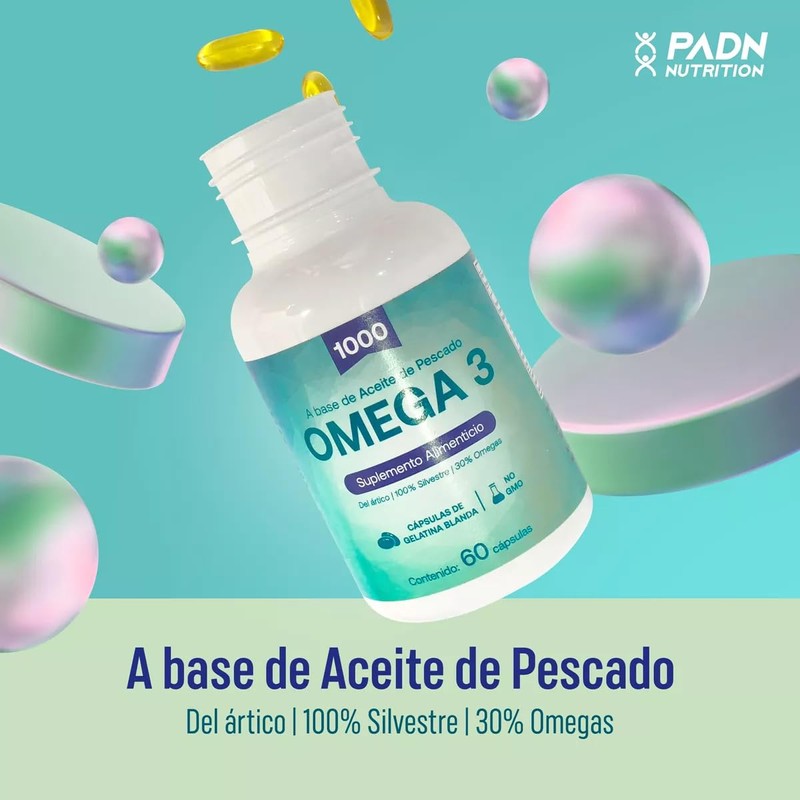 PADN Nutrition Omega 3 1000 120 Cápsulas