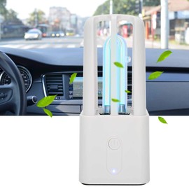 Lámpara Germicida UV, Lámpara de Desinfección Portátil LED UV-C, Limpieza Recargable por USB, para el Hogar, Interior, Hotel y Viajes