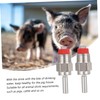 Sosoport 1set Pig Drinking Spout Cups Dispenser Trough Feed Beverage