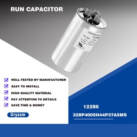 Motors & Armatures 12286 Upgraded Version Capacitor by Uryazm, 40 + 5 uF MFD x 440 VAC Replacement Dual Capacitor