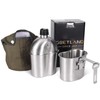 Goetland Stainless Steel WWII US Army Canteen Water Bottle Military