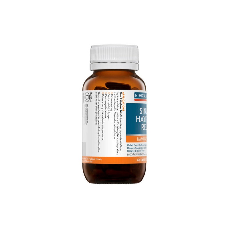 Ethical Nutrients Sinus & Hayfever Relief 60 Capsules
