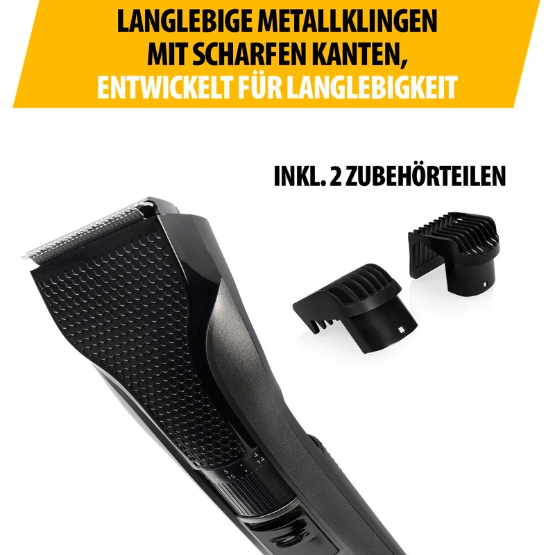 Tristar Barttrimmer – Kabellos – 90 Minuten Akkulaufzeit – Klingen