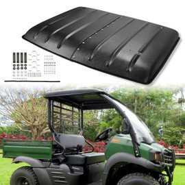 ECOTRIC Hard Top Compatible with 2005-2026 Kawasaki Mule 600 610 4x4 SE XC SX Roof Protector Replace for KAF600-005B