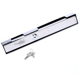 Amarine-made Stainless Steel Hi-Security Outboard Motor Lock Heavy Duty, Brass Lock