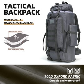 NMJVJL 100L Camping Hiking Military Tactical Backpack Outdoor Climbing Sport Bags for Camping,Backpacking