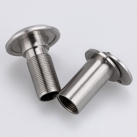 Sumnacon Safety Door Viewer,Solid Brass 220-degree Door Viewer/Peephole with Heavy Duty Rotating Privacy Cover for 1.37" to 2.16" Doors, Sturdy Door Viewer for Home Office Hotel, Silver