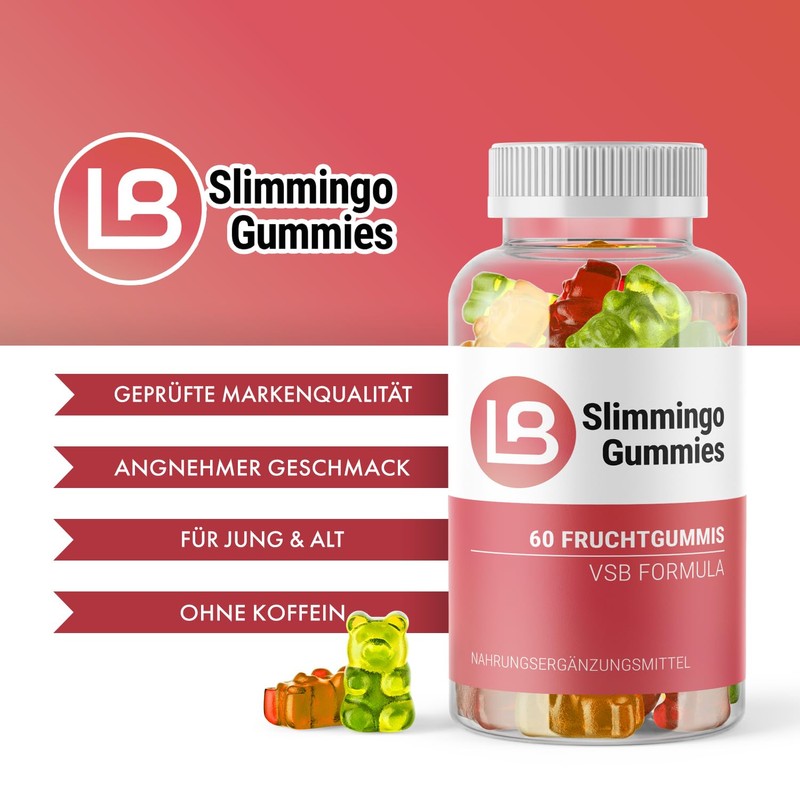 Slimmingo Gummy Bears with Natural Plant Aroma for Young and