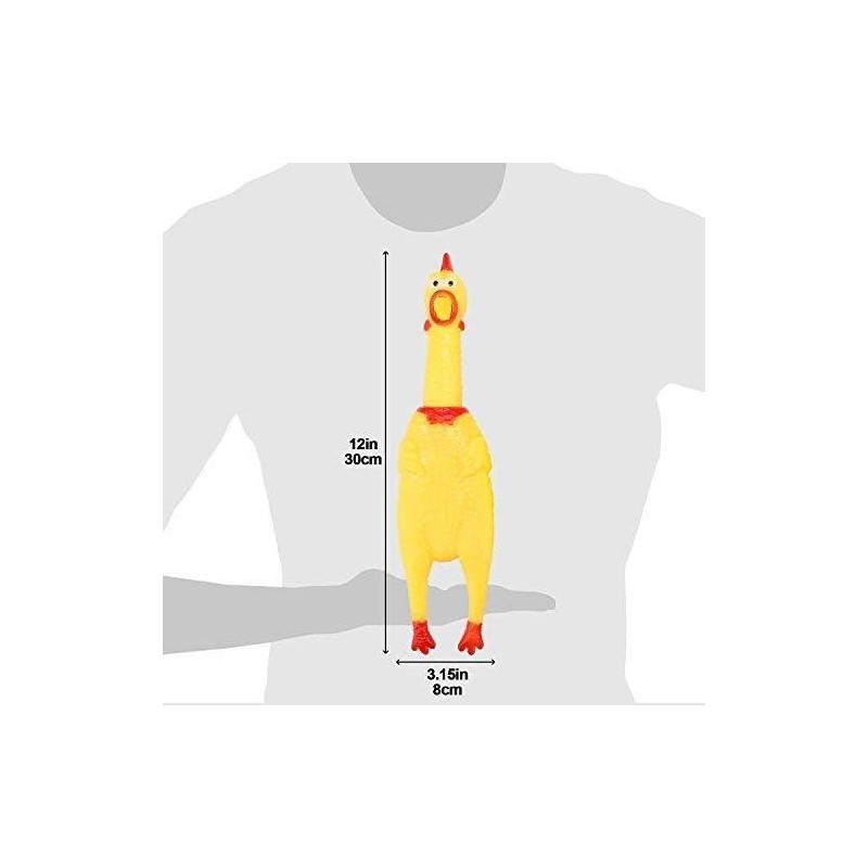 First Wholesale Rubber Screaming Chicken Dog Toy, For Decompression, Venting,