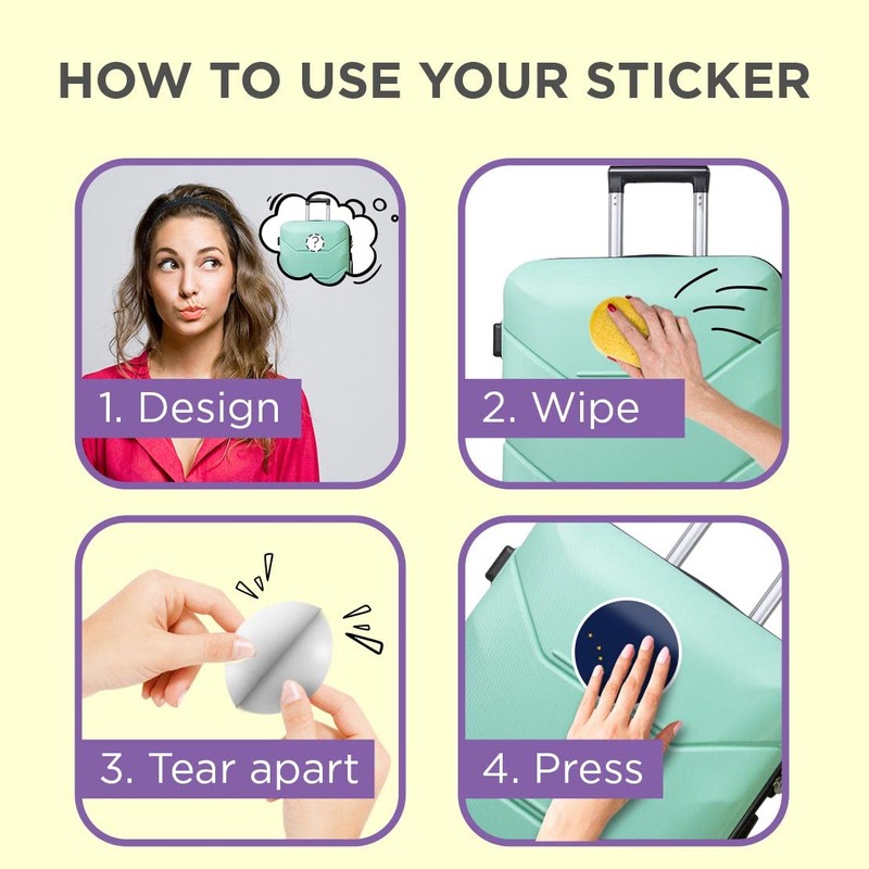 Vinyl Round Stickers (Set of 4) 10cm - Alaska State