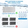 Kintim 10x4.5 inches Activated Carbon Block Water Filter with 5