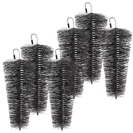 XPOtool Set 6x konische Fallrohrbürste Ø8–12 cm L: 25 cm Laubschutz für Fallrohre als Laubschutz/Marderschutz gegen Verstopfungen
