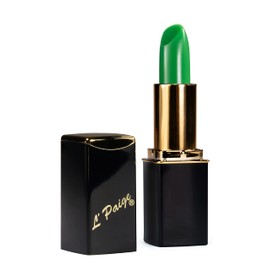 L’Paige LGR - GREEN Color-Changing Lipstick | Aloe-Vera Based, Long-Lasting, Moisturizing | Bold Pink-Fuchsia with a Bright Satin Finish