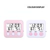 Huawenfei Digital LCD Display Indoor/Outdoor Hygrometer Thermometer (℉/℃) (1 White)