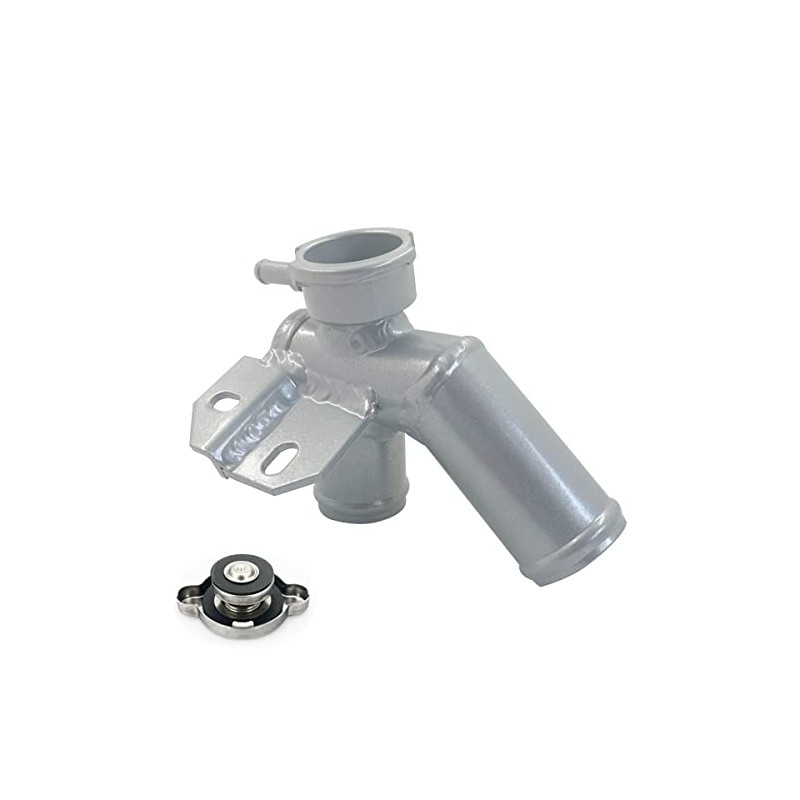 HCHCSPEED Aluminum Radiator Coolant Filler Neck Hose Pipe Compatible with